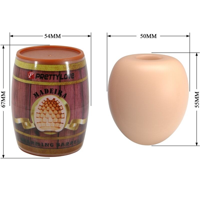 PRETTY LOVE MASTURBADOR MASCULINO HUEVO NATURAL MODELO 2