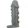 PRETTY LOVE FUNDA REALaSTICA ALARGADORA Y RETARDANTE PARA PENE GRIS
