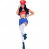 LEG AVENUE DISFRAZ SEXY MARIO BROS ROJO AZUL M