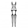 PASSION BS 106 BODYSTOCKING BLANCO TALLA aNICA