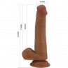 PRETTY LOVE TALLEN DILDO REALaSTICO 22 CM MULATO