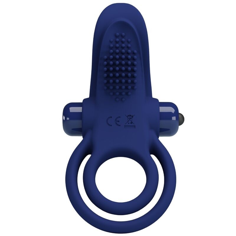 PRETTY LOVE BRONSON DOBLE ANILLO CON VIBRACIaN AZUL
