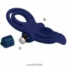 PRETTY LOVE BRONSON DOBLE ANILLO CON VIBRACIaN AZUL