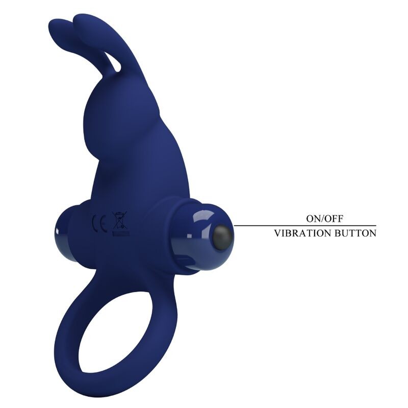 PRETTY LOVE JIRO ANILLO RABBIT CON VIBRACIaN AZUL