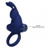 PRETTY LOVE JIRO ANILLO RABBIT CON VIBRACIaN AZUL