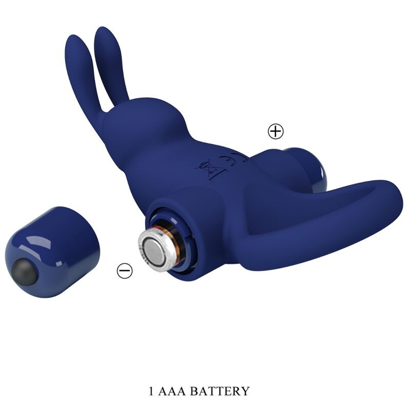 PRETTY LOVE JIRO ANILLO RABBIT CON VIBRACIaN AZUL