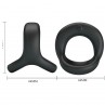 PRETTY LOVE ELLIOTT ANILLO VIBRADOR NEGRO