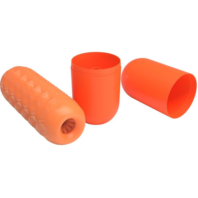 PRETTY LOVE TWIN BALLS MASTURBADOR MASCULINO NARANJA
