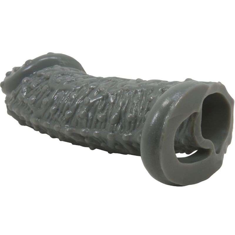 PRETTY LOVE FUNDA REALaSTICA ALARGADORA Y RETARDANTE PARA PENE MODELO 2 GRIS