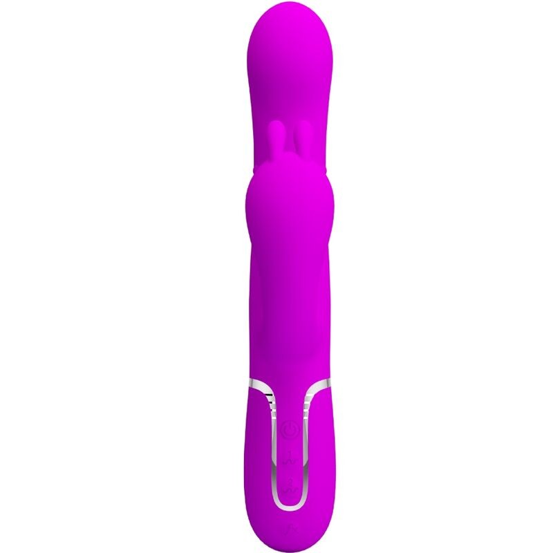 PRETTY LOVE CAMMY TRIPLE VIBRADOR MULTIFUNCIaN 4 EN 1 ROSA