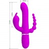 PRETTY LOVE CAMMY TRIPLE VIBRADOR MULTIFUNCIaN 4 EN 1 ROSA