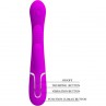 PRETTY LOVE SHANIA TRIPLE VIBRADOR RABBIT MULTIFUNCIaN ROSA