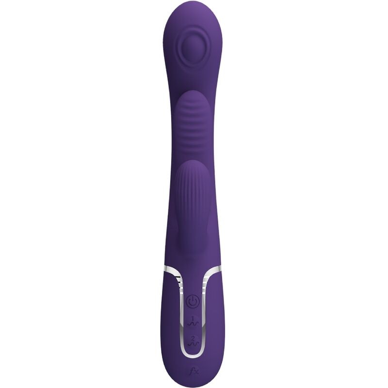 PRETTY LOVE SHANIA TRIPLE VIBRADOR RABBIT MULTIFUNCIaN MORADO