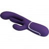 PRETTY LOVE SHANIA TRIPLE VIBRADOR RABBIT MULTIFUNCIaN MORADO
