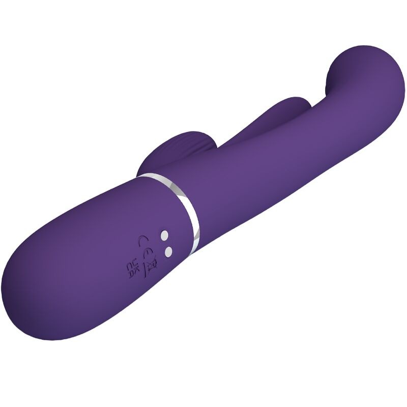 PRETTY LOVE SHANIA TRIPLE VIBRADOR RABBIT MULTIFUNCIaN MORADO