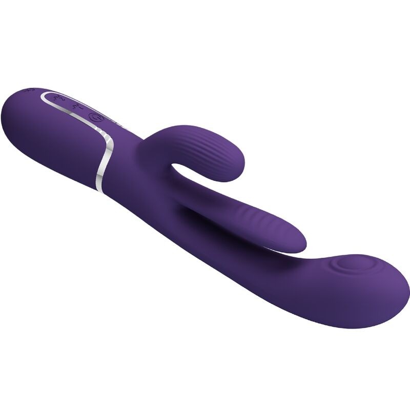 PRETTY LOVE SHANIA TRIPLE VIBRADOR RABBIT MULTIFUNCIaN MORADO