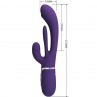 PRETTY LOVE SHANIA TRIPLE VIBRADOR RABBIT MULTIFUNCIaN MORADO