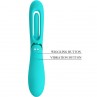 ROMANCE LEXIE VIBRADOR PUNTO G 7 VIBRACIONES AZUL