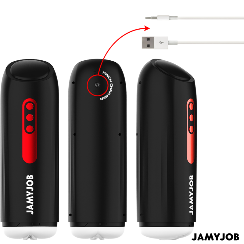 JAMYJOB PHANTOM MASTURBADOR VAGINA AUTOMaTICO 5 MODOS SUCCIaN Y EMPUJE