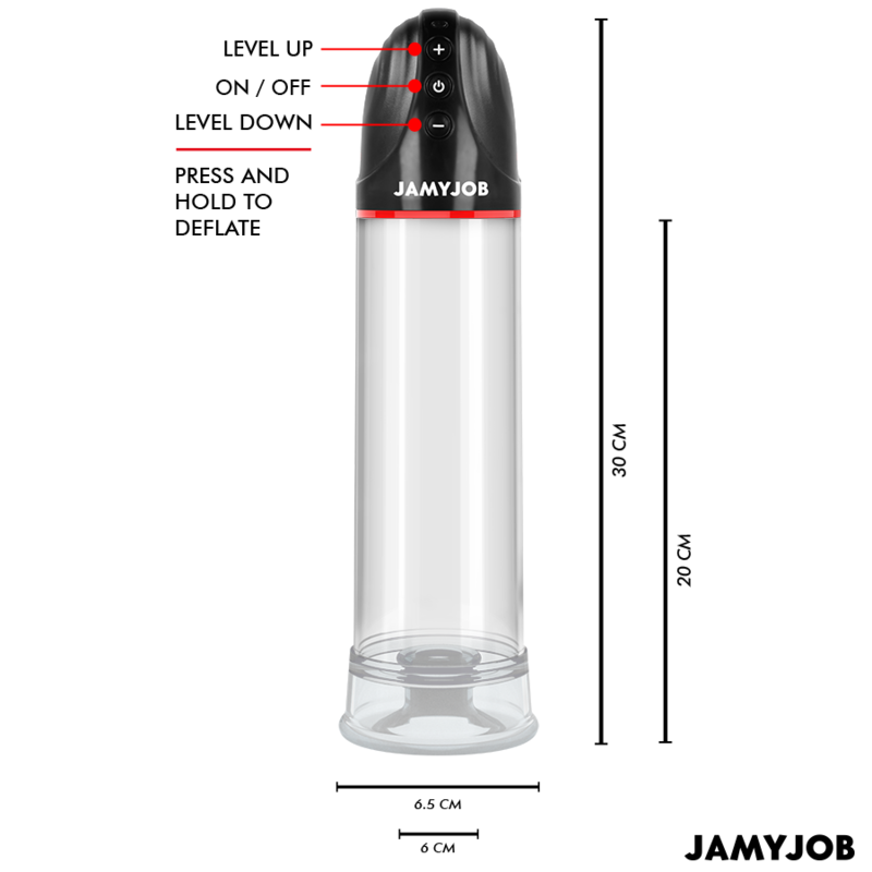 JAMYJOB XPAND BOMBA AUTOMaTICA 3 NIVELES DE SUCCIaN GRIS