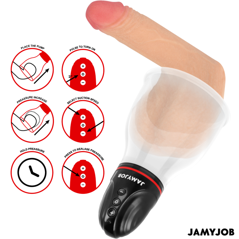 JAMYJOB XPAND LITE BOMBA AUTOMaTICA DE TESTaCULOS 3 NIVELES DE SUCCIaN GRIS