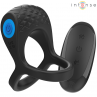 INTENSE ALEX ANILLO DOBLE VIBRADOR PENE 10 VIBRACIONES NEGRO