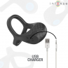 INTENSE ALEX ANILLO DOBLE VIBRADOR PENE 10 VIBRACIONES NEGRO