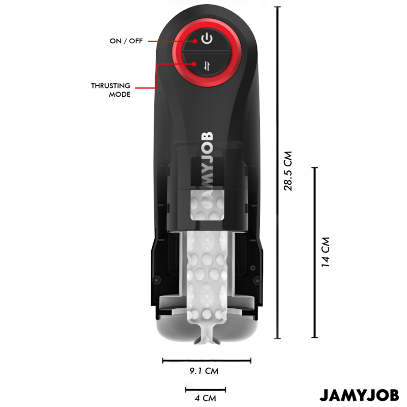 JAMYJOB GRAVITY MASTURBADOR VAGINA AUTOMaTICO 5 MODOS SUCCIaN