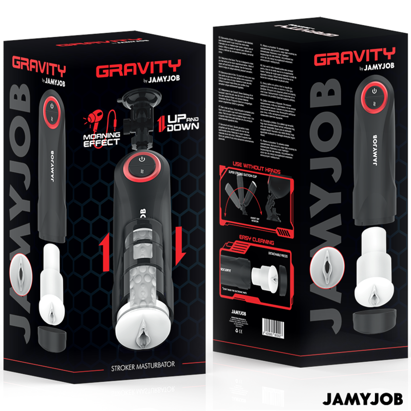 JAMYJOB GRAVITY MASTURBADOR VAGINA AUTOMaTICO 5 MODOS SUCCIaN