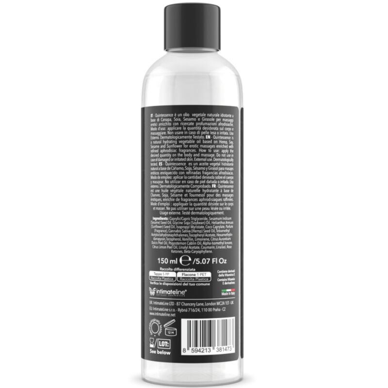 INTIMATELINE LUXURIA ACEITE DE MASAJES VAINILLA EXaTICA 150 ML