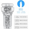 KIIROO FEEL POCKET STROKER CRYSTAL BY KIIROO TRANSPARENTE