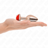 KINK PLUG ANAL ORO ROSADO ROSA ROJA M