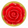 KINK PLUG ANAL DORADO ROSA ROJA TALLA L