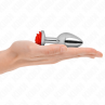 KINK PLUG ANAL ROSA ROJA TALLA M