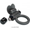 PRETTY LOVE DEBONAIRE ANILLO VIBRADOR CONEJO 10 VIBRACIONES NEGRO