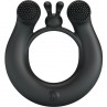 PRETTY LOVE DAHLIA ANILLO VIBRADOR ESTIMULADOR DE CLaTOIS 12 VIBRACIONES NEGRO