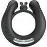 PRETTY LOVE DAHLIA ANILLO VIBRADOR ESTIMULADOR DE CLaTOIS 12 VIBRACIONES NEGRO