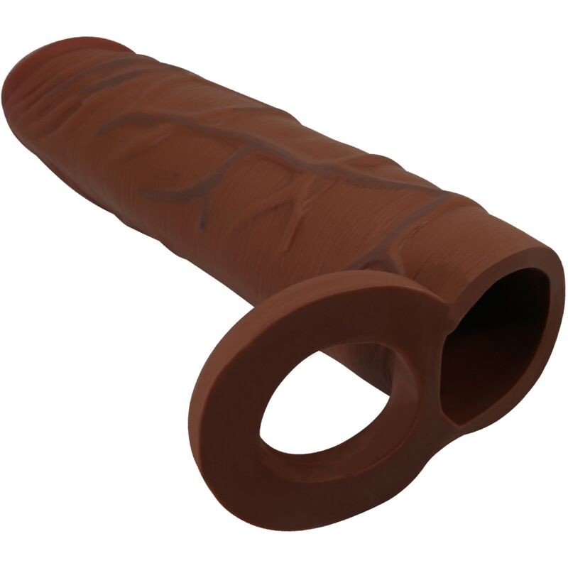 PRETTY LOVE KAILE FUNDA PARA PENE CON EXTENSIaN DE 25 CM MULATO