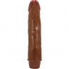 BAILE DWARF VIBRADOR REALaSTICO 21 CM MULATO