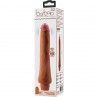 BAILE DRYAD VIBRADOR REALaSTICO 25 CM MULATO