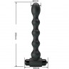 PRETTY LOVE LYNN PLUG ANAL SILICONA 10 VIBRACIONES NEGRO