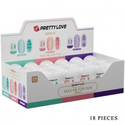 PRETTY LOVE CUPID X 18 MASTURBADORES MASCULINOS DIFERENTES TEXTURAS