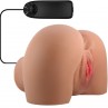 CRAZY BULL MILA TRASERO VIBRADOR CON VAGINA Y ANO REALaSTICO NATURAL CONTROL REMOTO