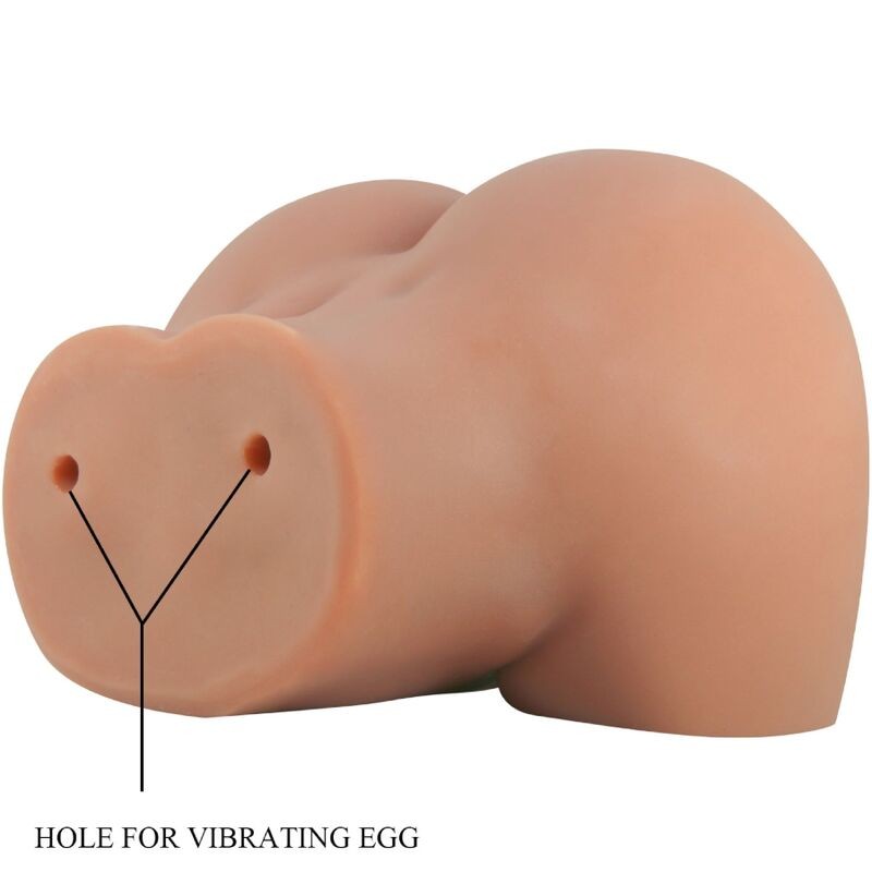 CRAZY BULL MILA TRASERO VIBRADOR CON VAGINA Y ANO REALaSTICO NATURAL CONTROL REMOTO
