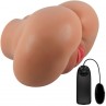 CRAZY BULL LUNA TRASERO VIBRADOR CON VAGINA Y ANO REALaSTICO NATURAL CONTROL REMOTO