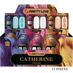 PRETTY LOVE OLGA PACK 15 MASTRUBADORES MASCULINOS VARIOS
