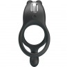 PRETTY LOVE SETH DOBLE ANILLO VIBRADOR RABBIT 7 VIBRACIONES NEGRO