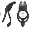 PRETTY LOVE SETH DOBLE ANILLO VIBRADOR RABBIT 7 VIBRACIONES NEGRO
