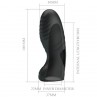 PRETTY LOVE ALAN VIBRADOR DE DEDO SILICONA NEGRO