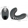 PRETTY LOVE CAMELIA VIBRADOR DE DEDO 7 VIBRACIONES NEGRO